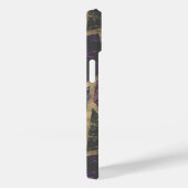 Paars en goudmozaïekpatroon Case-Mate iPhone case (Achterkant / Rechts)