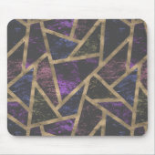 Paars en goudmozaïekpatroon muismat (Voorkant)
