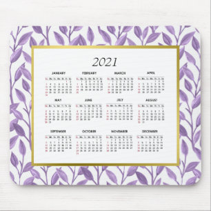 Paars en goudsinaasappelen   Agenda 2021 Muismat