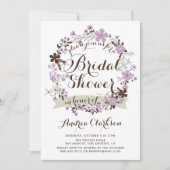 Paars en grijs Vrijgezellenfeest met schoorsteen Kaart (Voorkant)