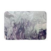 Paars en grijs zout Acrylverf Badmat (Voorkant)