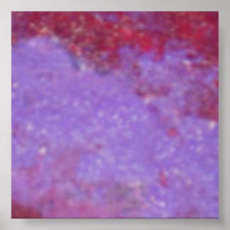 paars en rood afdrukken poster