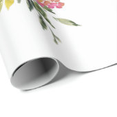 Paars en rood, gepersonaliseerd omslagpapier cadeaupapier (Rol Hoek)