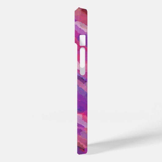 Paars en roze Abstract patroon Case-Mate iPhone Case (Achterkant / Links)