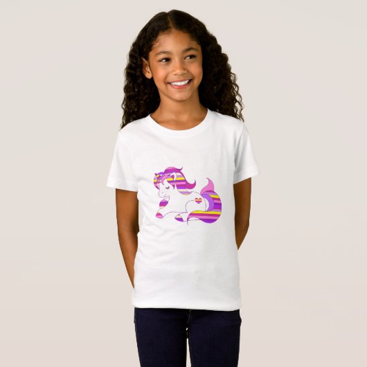  Paars en roze gestreept Shirt (Voorkant volledig)