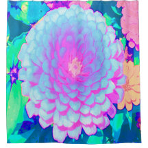  Paars en Roze Zinnia in de zomertuin