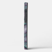 Paars en Turquoise Green scifi modern Case-Mate iPhone Case (Achterkant / Links)