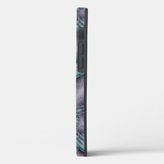Paars en Turquoise Green scifi modern Case-Mate iPhone Case (Achterkant / Links)