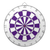 paars en wit dartbord (Voorkant)