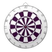 paars en wit dartbord (Voorkant)