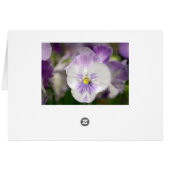 Paars en wit geweld door Shirley Taylor (Achterkant Horizontaal)