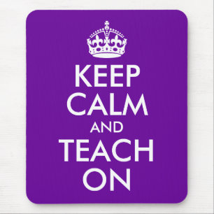 Paars en wit kalm houden en aantrekken muismat