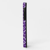 Paars en wit model | Moderne Maze Case-Mate iPhone Case (Achterkant/links)