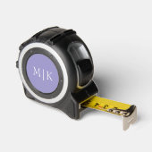 Paars en Wit | Modern Monogram Rolmaat (Hoek)