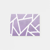 Paars en wit mozaïekpatroon post-it® notes (Voorkant)