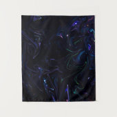 Paars en zwart abstract schilderij wandkleed (Voorkant)