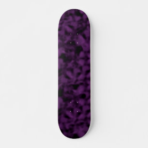 Paars en zwart skateboard