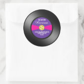 Paars Etiket Vinyl 45 Record Persoonlijk adres (Tas)