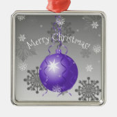 Paars Fancy keramisch keramisch Ornament (Voorkant)