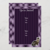 Paars Ferret Kaart (Voorkant / Achterkant)