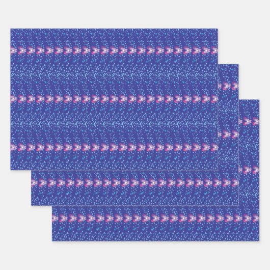 Paars flessenpapier Inpakpapier Vel (Set)