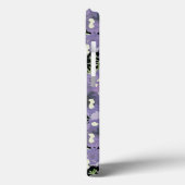 Paars Floral Pattern Case-Mate iPhone Case (Achterkant / Links)