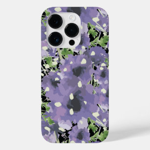 Paars Floral Pattern Case-Mate iPhone 14 Pro Hoesje