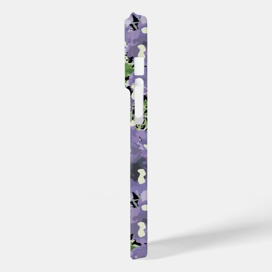 Paars Floral Pattern Case-Mate iPhone Case (Achterkant / Links)