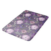 Paars Floral Pattern Elegant Badmat (Gekanteld)