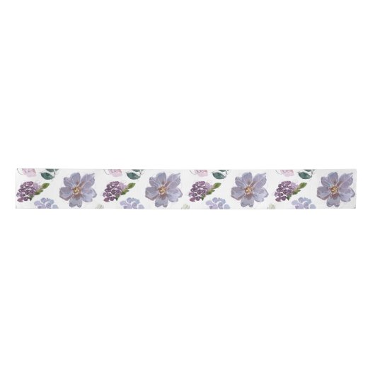 Paars Floral Pattern Lint (Voorkant)