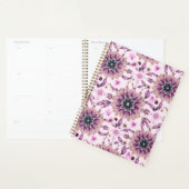 Paars Floral Pattern Planner (Display)