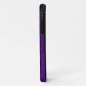 Paars  floreel patroon en Monogram W Case-Mate iPhone Case (Achterkant/links)