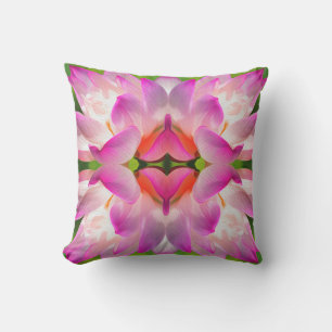 PAARS FLOWER - Fractal Art - Buitenkussen