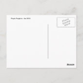 Paars Foxglove Briefkaart (Achterkant)