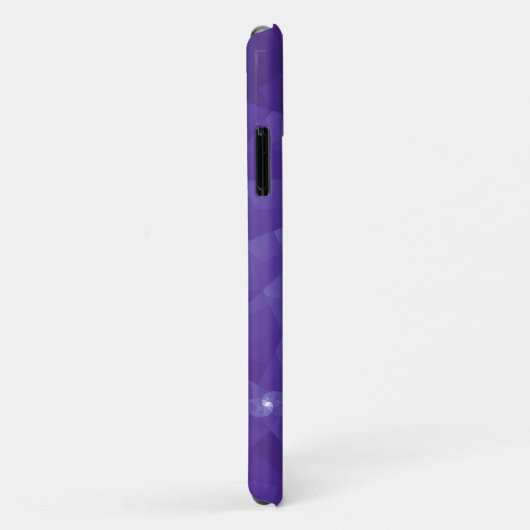 Paars fractaal Geometrisch Case-Mate iPhone Case (Achterkant/rechts)