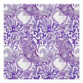 Paars Funk Poster Perfect Poster (Voorkant)