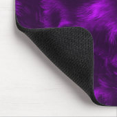 Paars Fur Pattern Muismat (Hoek)