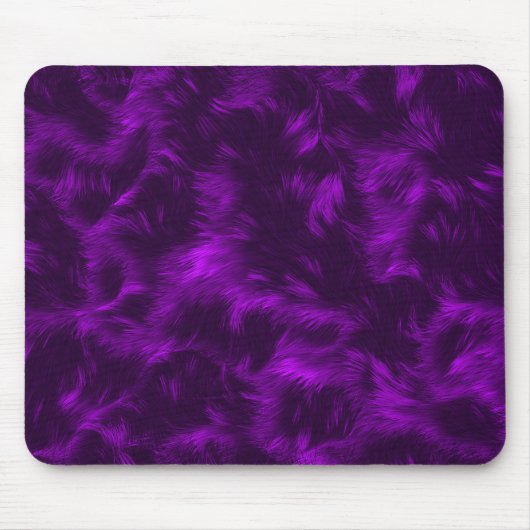 Paars Fur Pattern Muismat (Voorkant)