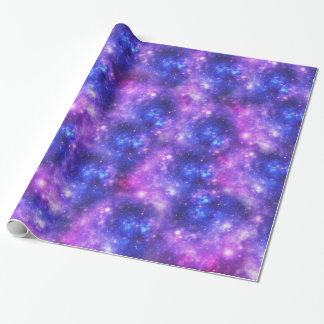Paars Galaxy Cadeaupapier