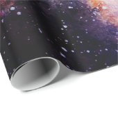 Paars Galaxy Cadeaupapier (Rol Hoek)