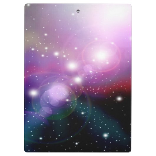 Paars Galaxy Klembord (Achterkant)