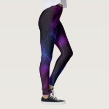 Paars Galaxy Ombre leggings Waveline brand