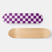 Paars gecontroleerd patroon skateboard (Horizontaal)