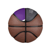 Paars Geel Goud Persoonlijk Aantal Eetsen Basketbal (Rechts)
