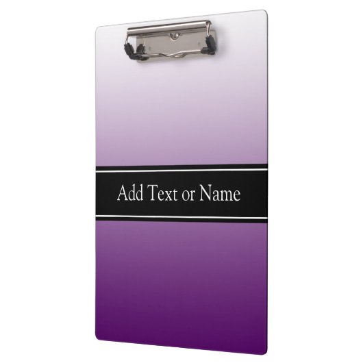 Paars gepersonaliseerd klembord (Links)