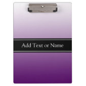 Paars gepersonaliseerd klembord (Voorkant)