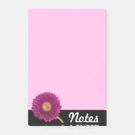 Paars Gerbera Daisy Note Pad