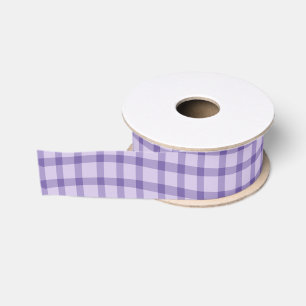 Paars geruit geruit naadloos patroon grosgrain lint