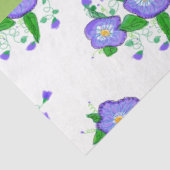 Paars gestreken tissuepapier (Detail)