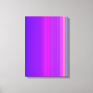 Paars gestript canvas afdruk